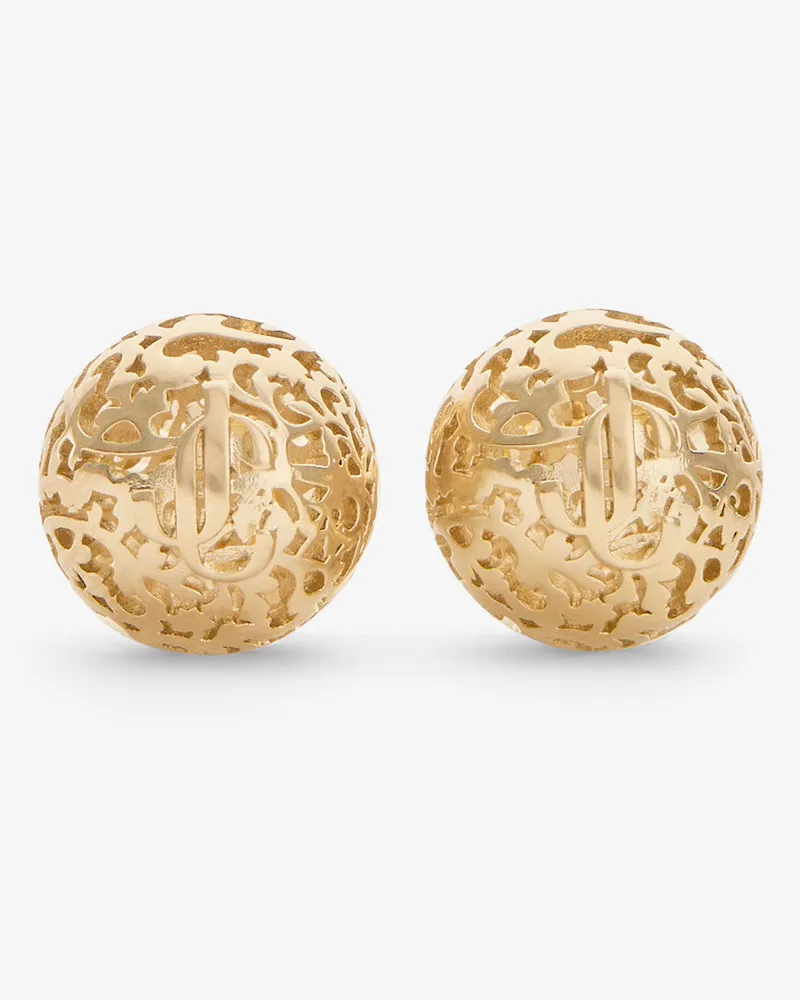 Jimmy Choo Lace Sphere Studs Silver
