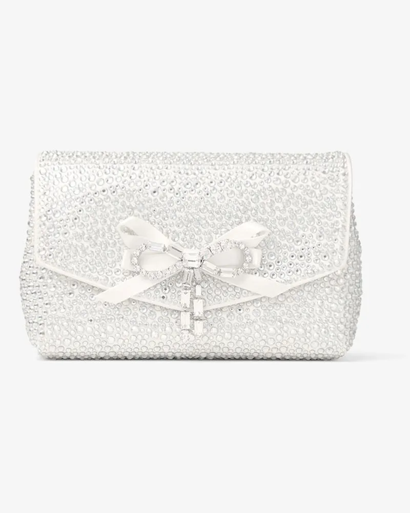 Jimmy Choo Soft Bow Mini Bag Elfenbeinfarben