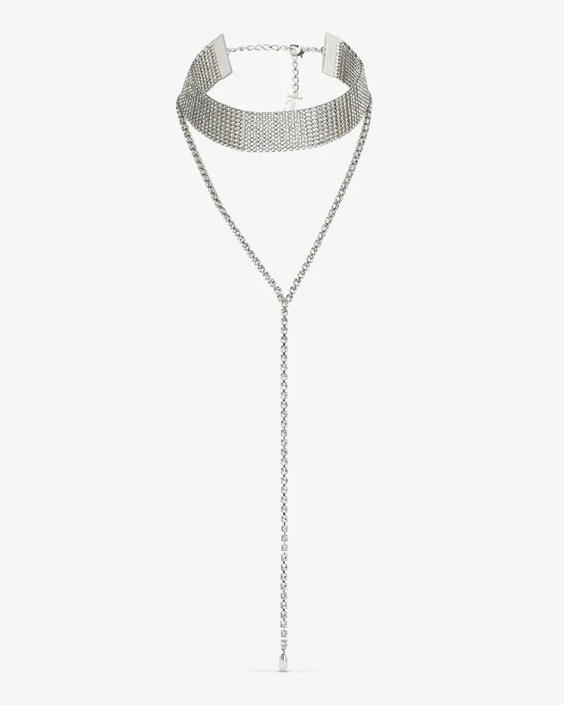 Jimmy Choo Saeda Necklace Silber