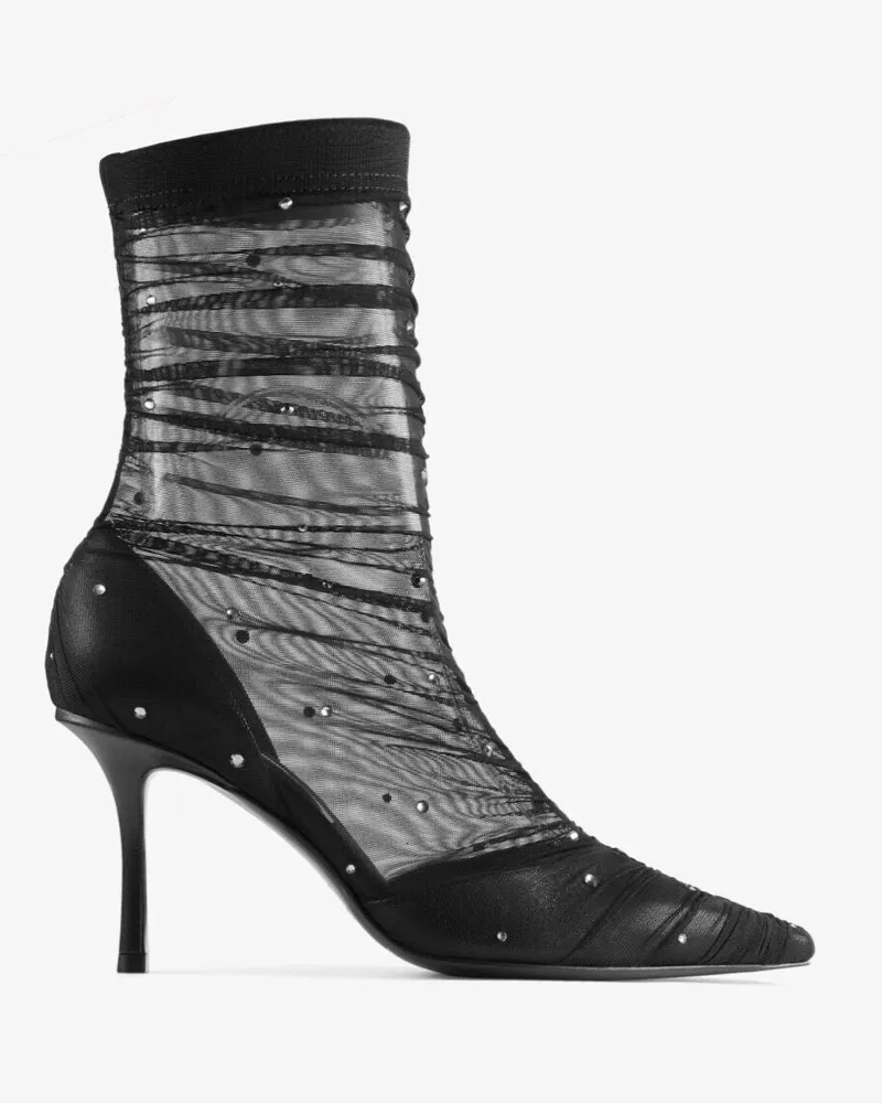 Jimmy Choo Lotta Ankle Boot 85 Schwarz