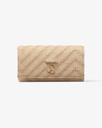 Jimmy Choo Avenue Wallet With Chain Natur