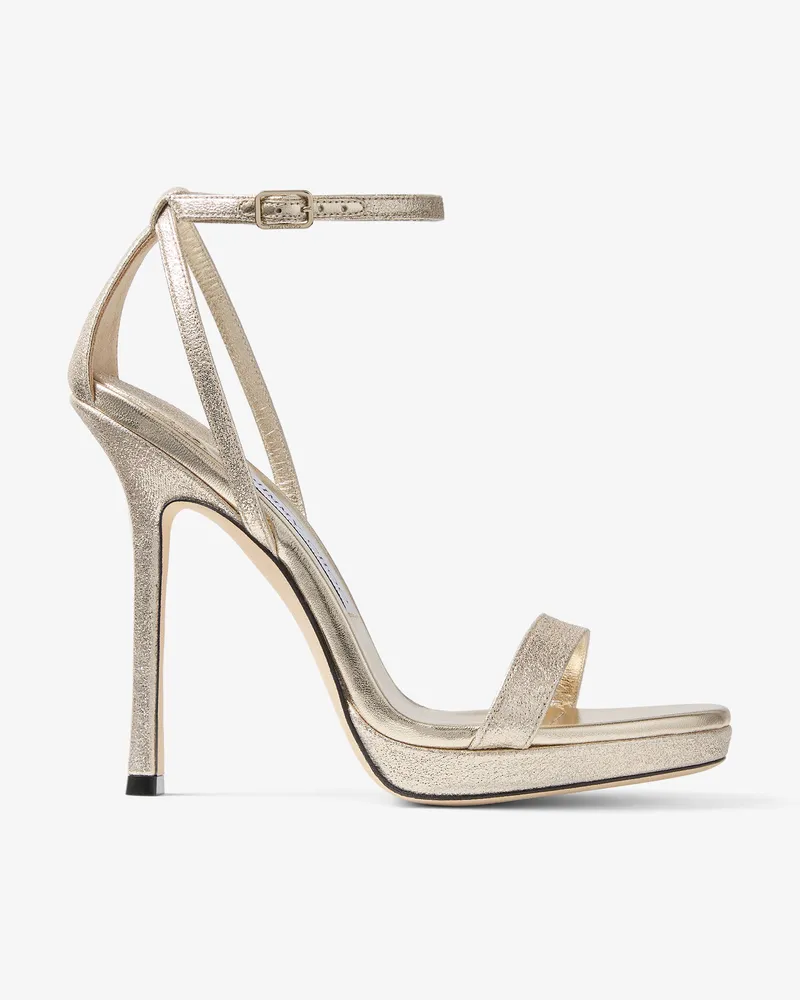 Jimmy Choo Moza Platform 120 Platin
