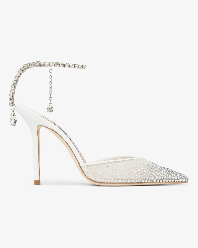 Jimmy Choo Saeda 100 Weiss