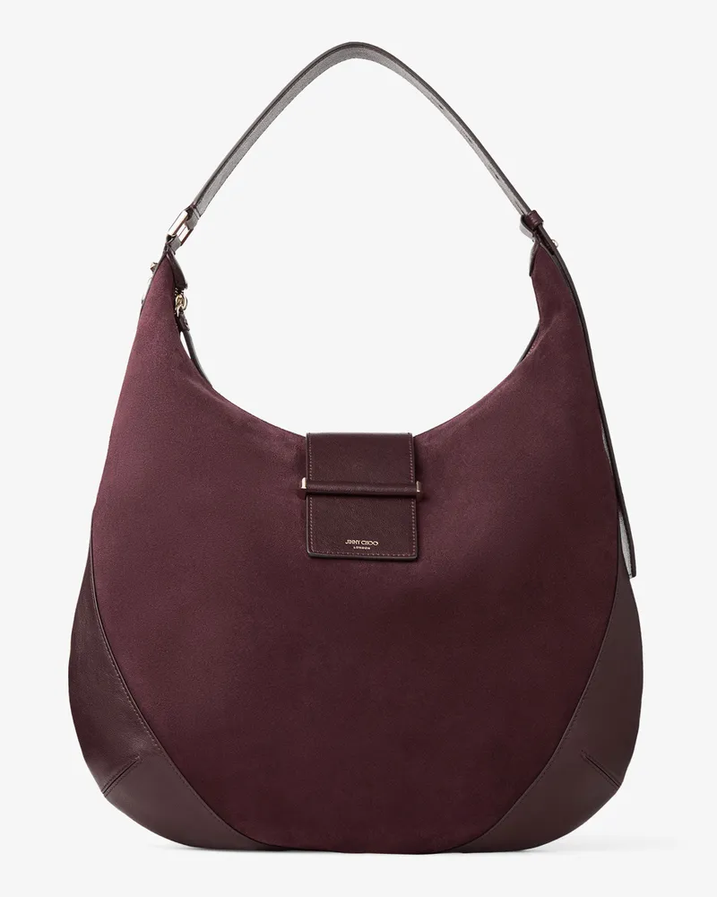 Jimmy Choo Bar Hobo M Dunkler