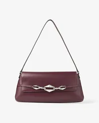 Jimmy Choo Diamond Shoulder East-West Garnet