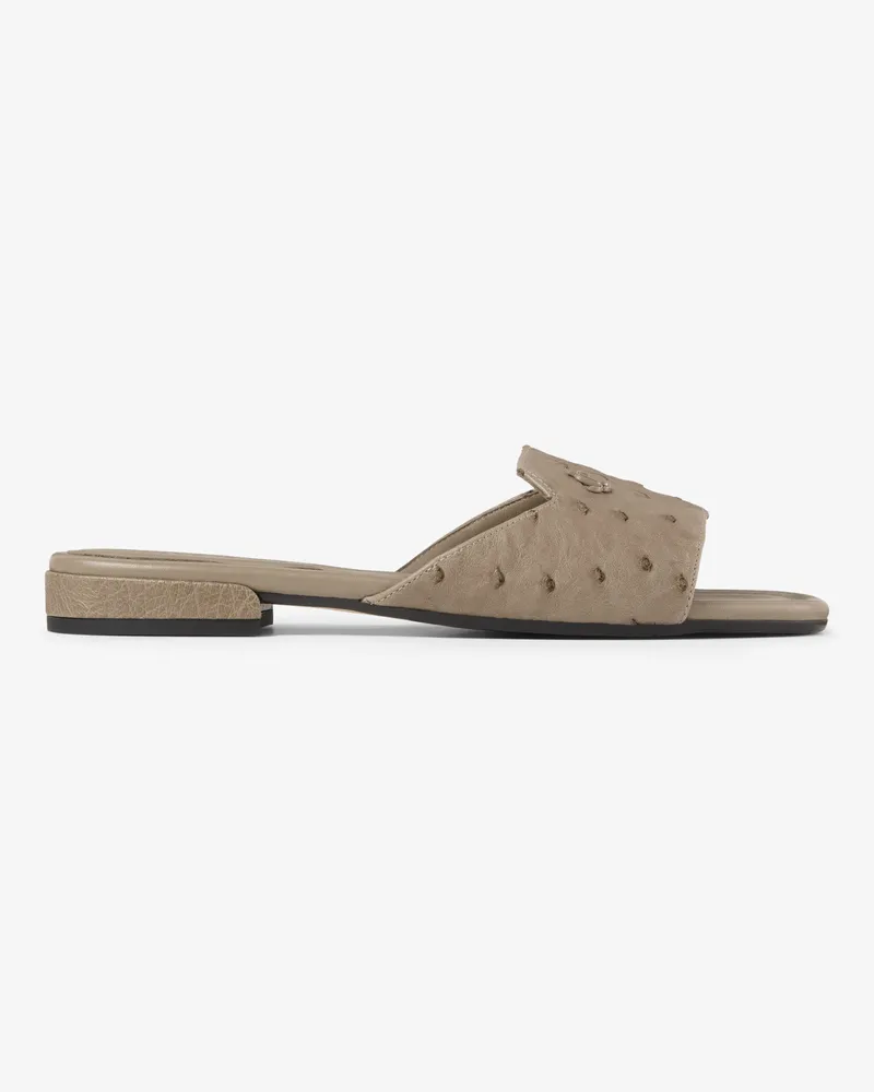 Jimmy Choo Dina Flat Neutral