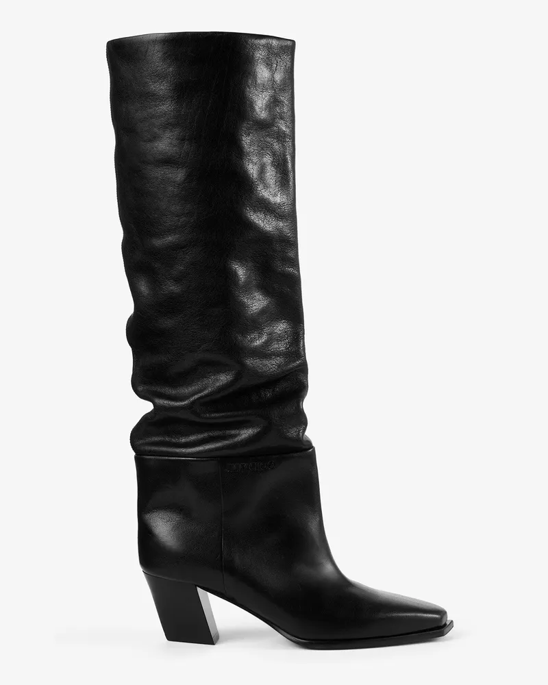Jimmy Choo Hart Knee Boot 60 Schwarz