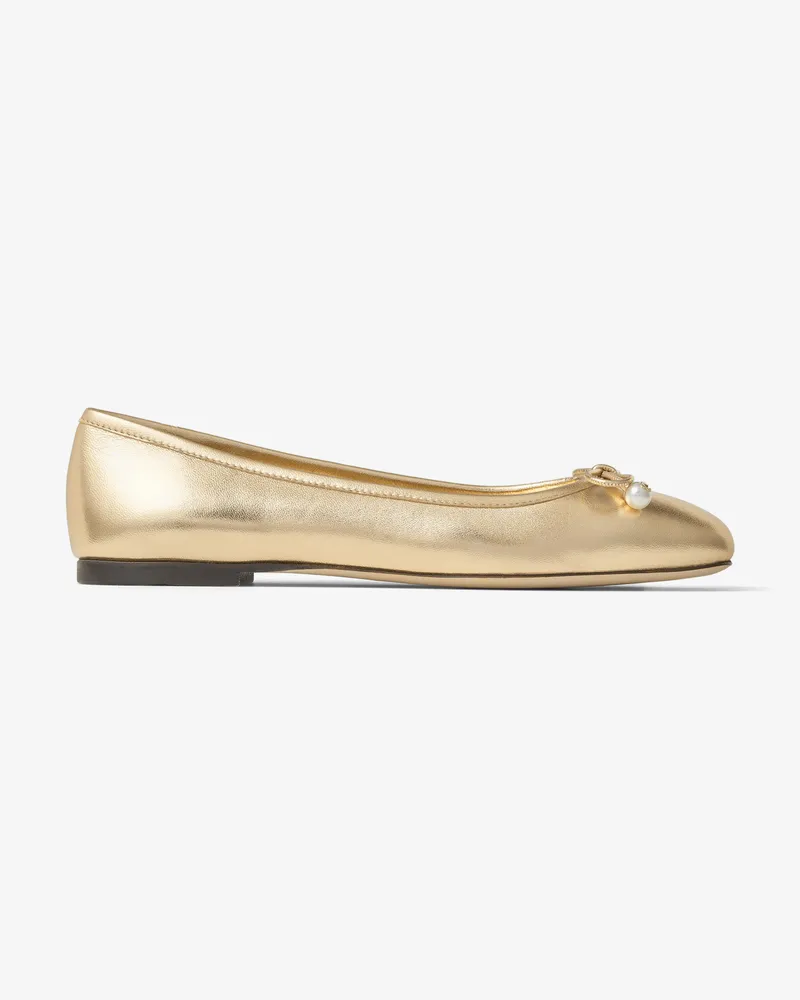 Jimmy Choo Elme Flat Silver