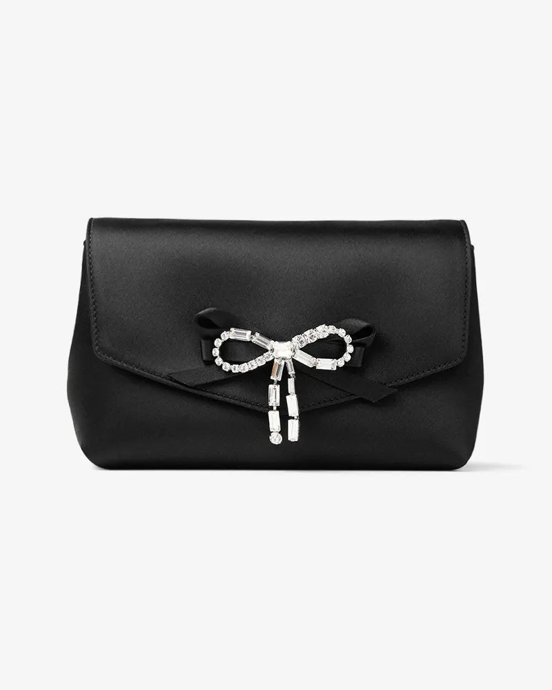 Jimmy Choo Soft Bow Mini Bag Schwarz