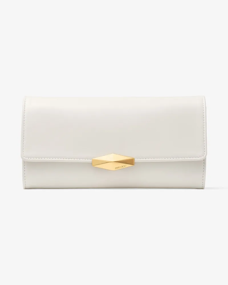 Jimmy Choo Cinch Clutch With Chain Small Latte