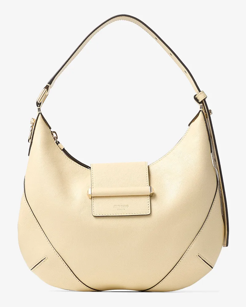 Jimmy Choo Bar Hobo Small Buttermilk