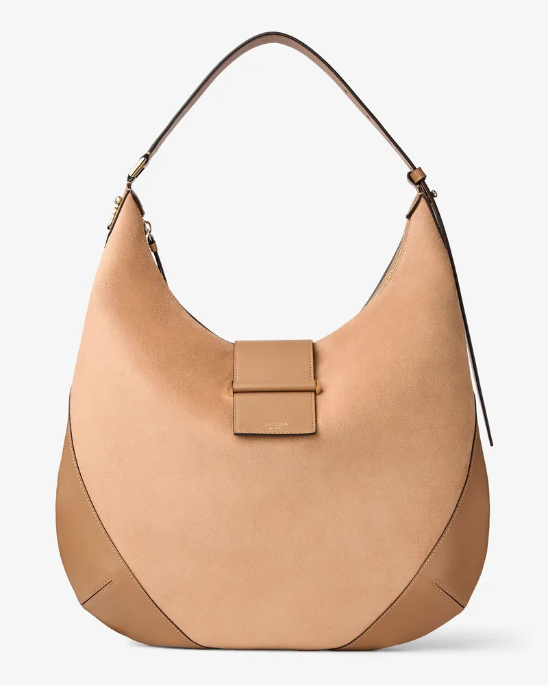 Jimmy Choo Bar Hobo Medium Toffee