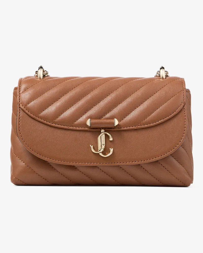 Jimmy Choo Curve Crossbody Small Tan
