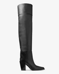 Jimmy Choo Cece Over The Knee Boot 80 Schwarz