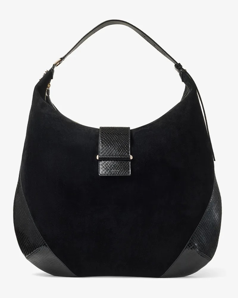Jimmy Choo Bar Hobo Large Schwarz
