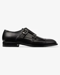 Jimmy Choo Finnion Monkstrap Schwarz