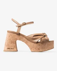 Jimmy Choo Heloise Wedge 95 Biscuit