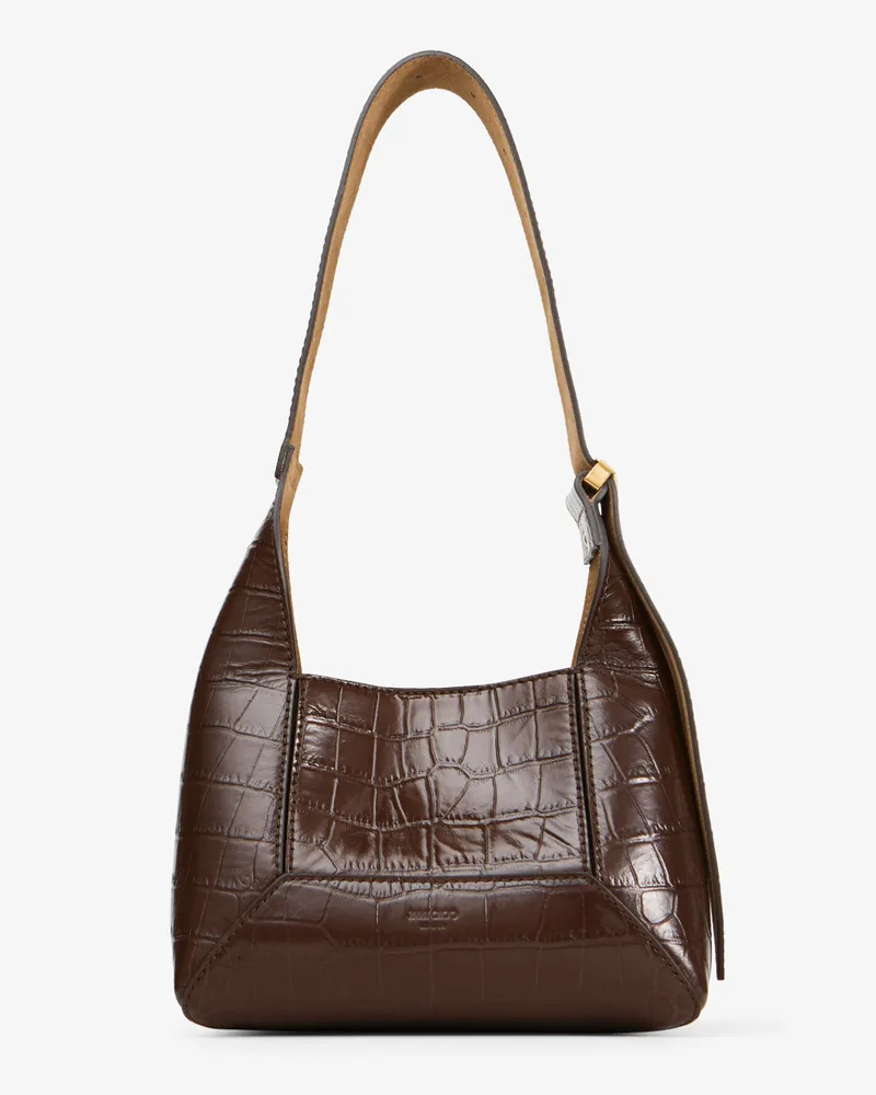 Jimmy Choo Diamond Hobo Small Schokoladenbraun