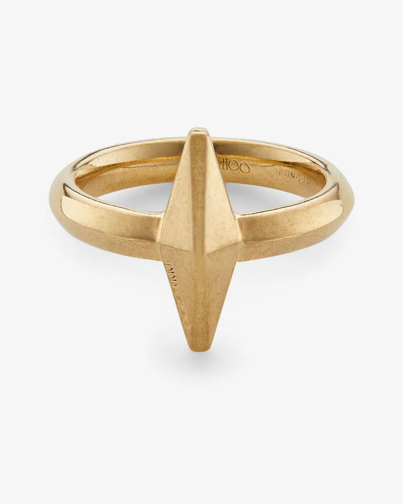 Jimmy Choo Diamond Ring Silver