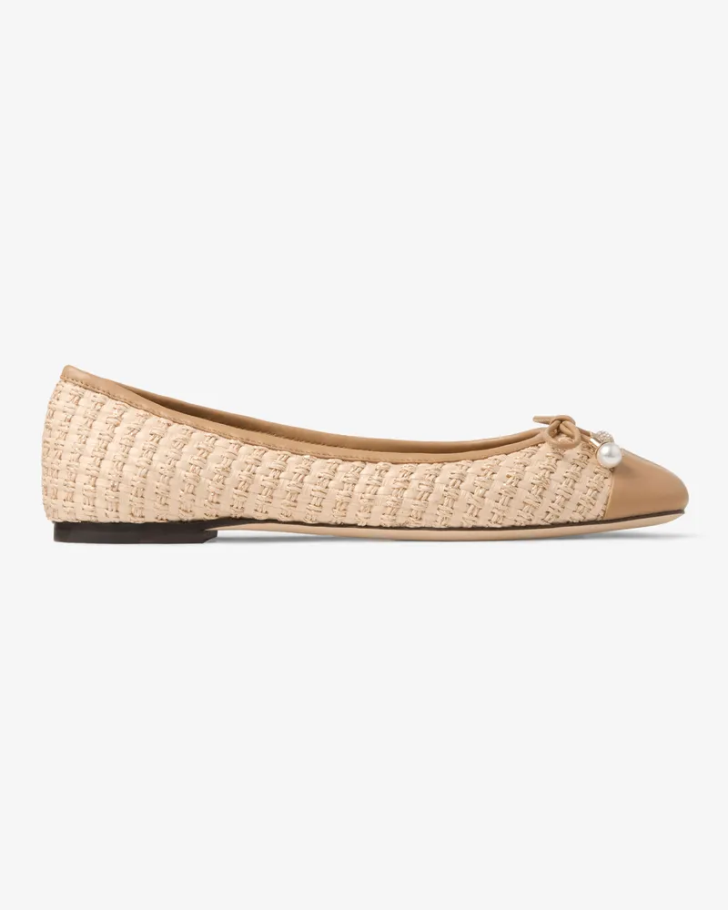 Jimmy Choo Elme Flat Cappuccino