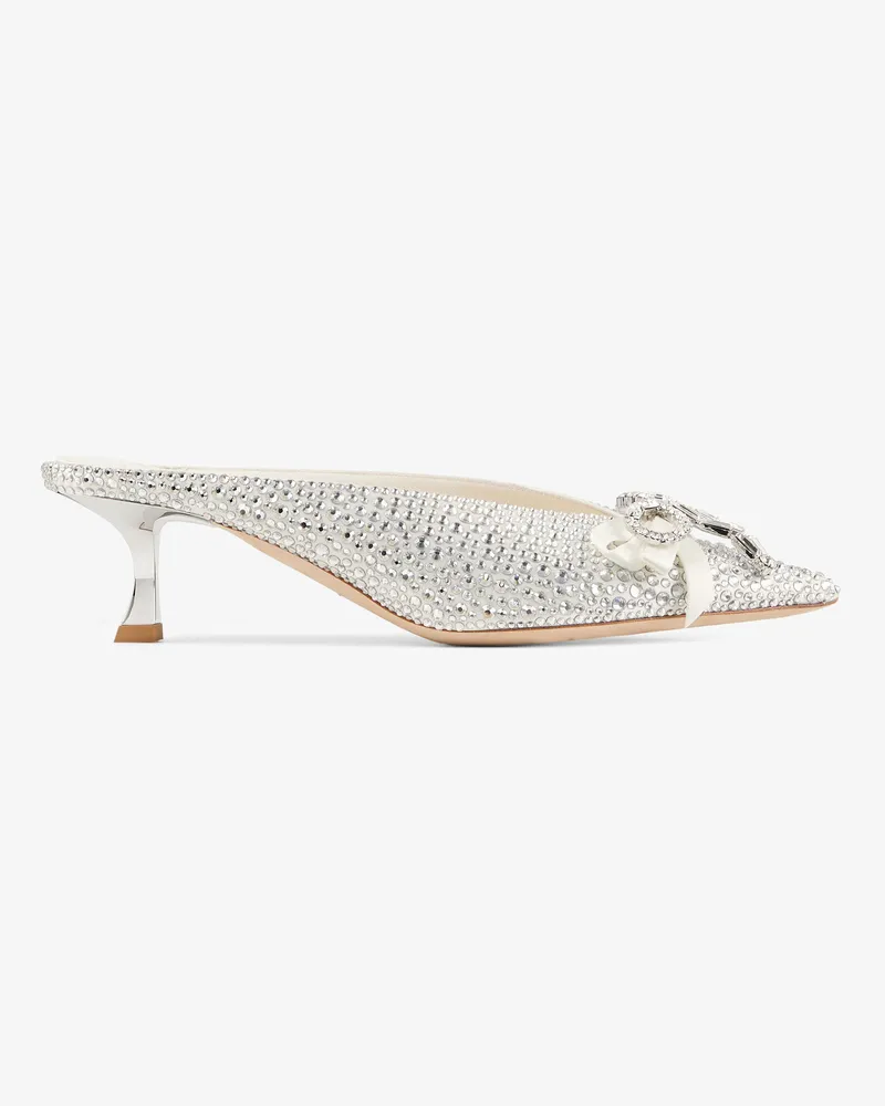 Jimmy Choo Auria Mule 50 Elfenbein
