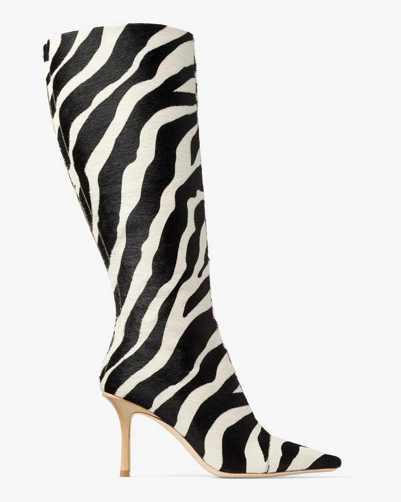 Jimmy Choo Gloria Knee High Boot 85 Schwarz