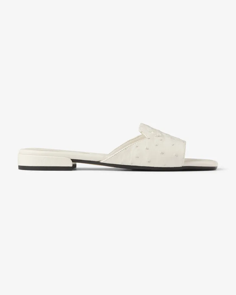 Jimmy Choo Dina Flat Neutral