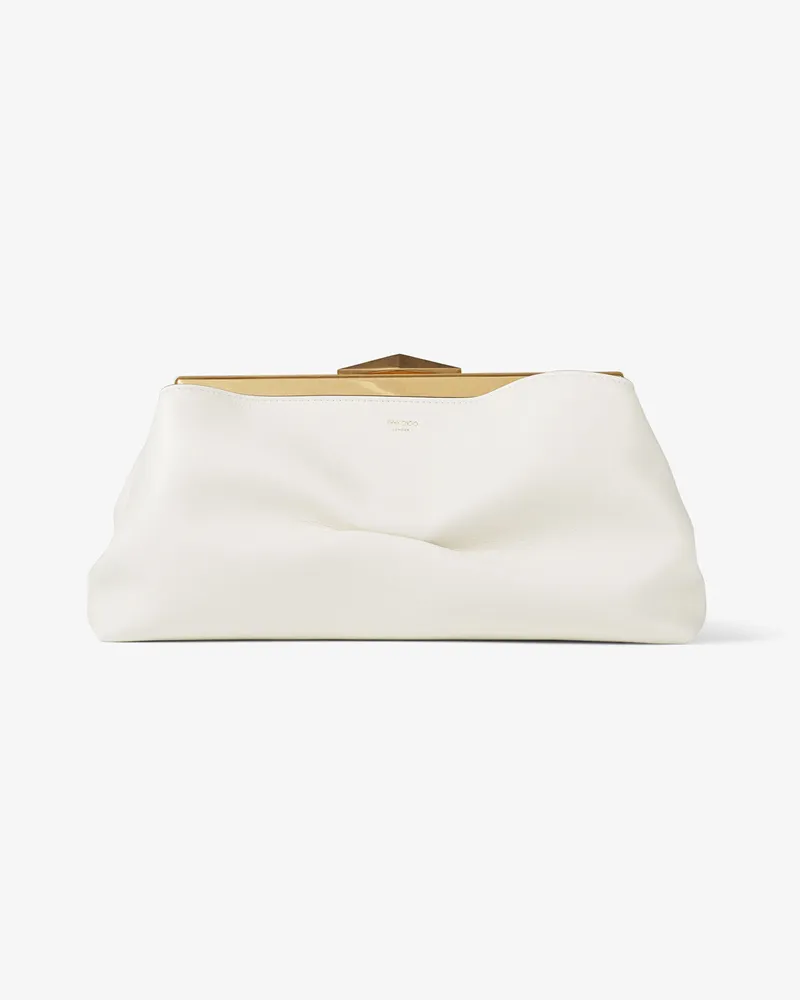 Jimmy Choo Diamond Frame Clutch Neutral