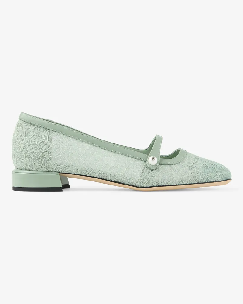 Jimmy Choo Elisa Ballerina Grün