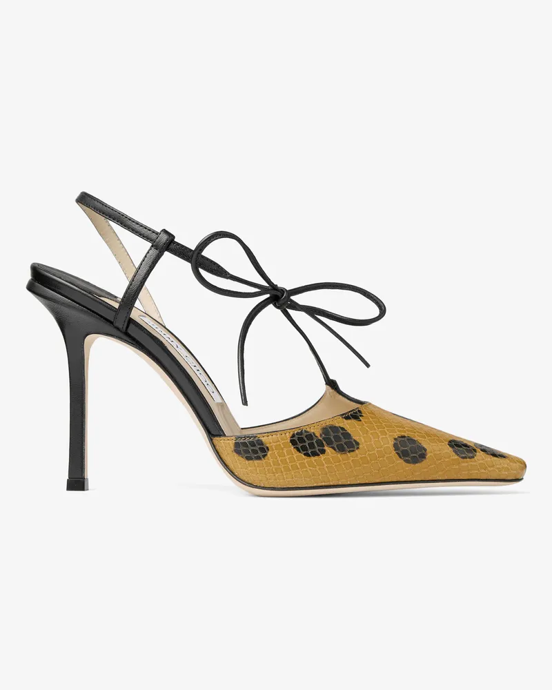 Jimmy Choo Bow Zigarrenbraun