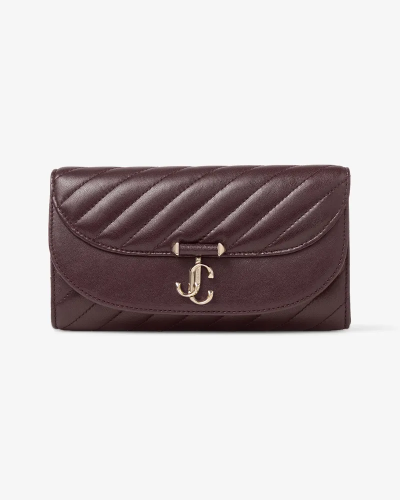 Jimmy Choo Curve Wallet With Chain Buttermilch