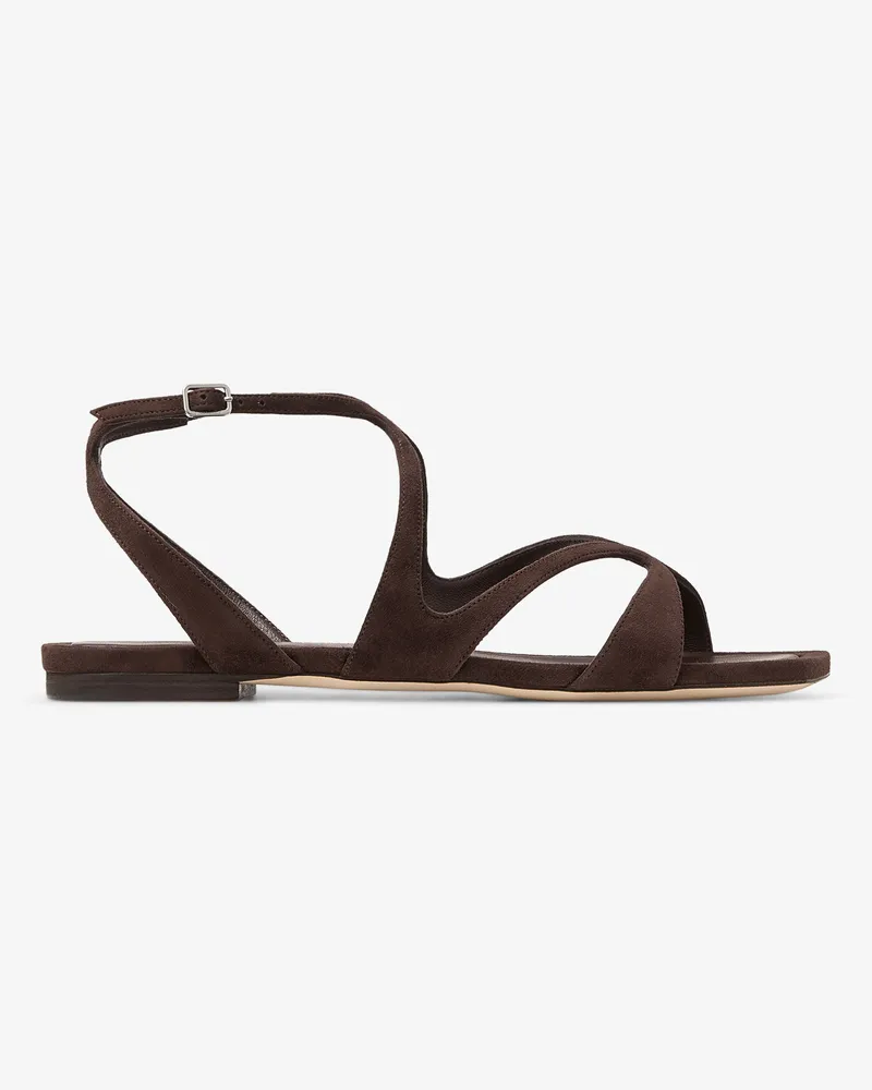Jimmy Choo Ayla Flat Schokolade