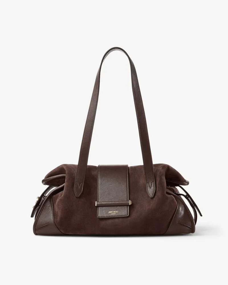 Jimmy Choo Bar Holdall Medium Schokoladenbraun