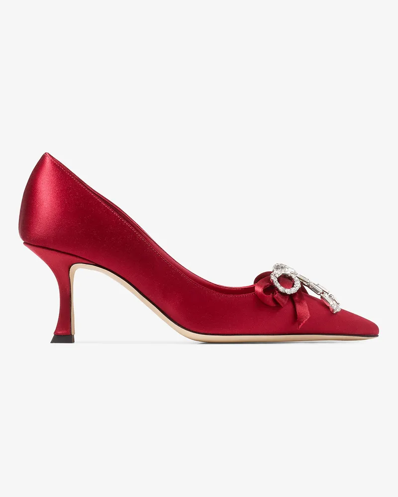 Jimmy Choo Auria 70 Rubinrot