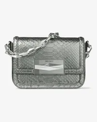 Jimmy Choo Diamond Crossbody Dunkelsilber