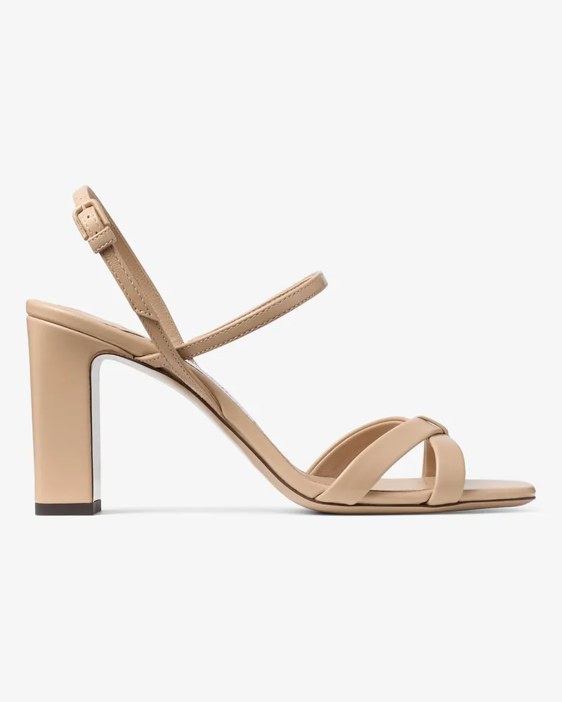 Jimmy Choo Elsy Block Heel 85 Chai