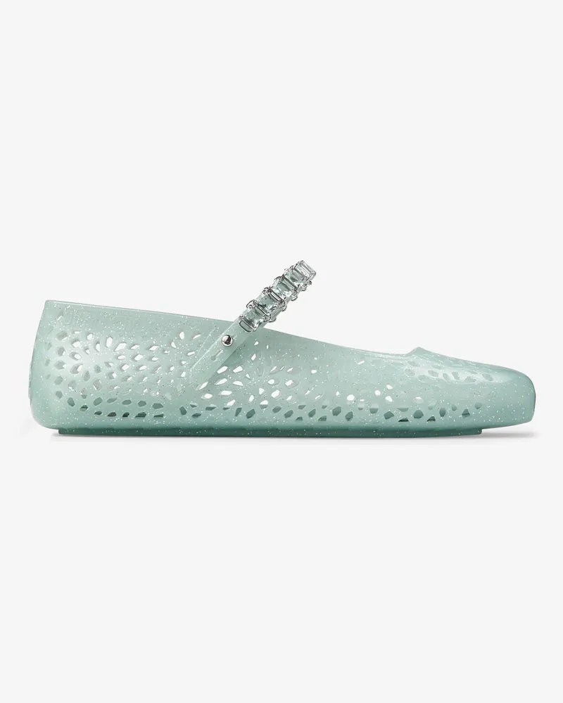 Jimmy Choo The Jelly Hellgrün