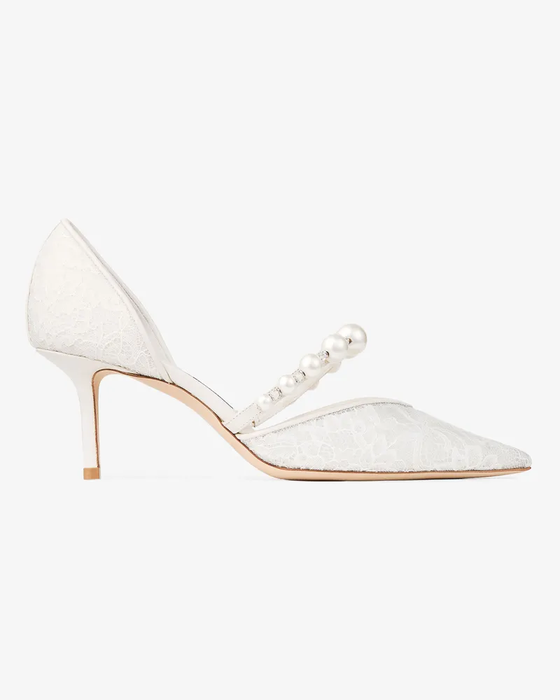 Jimmy Choo Aurelie 65 Elfenbein