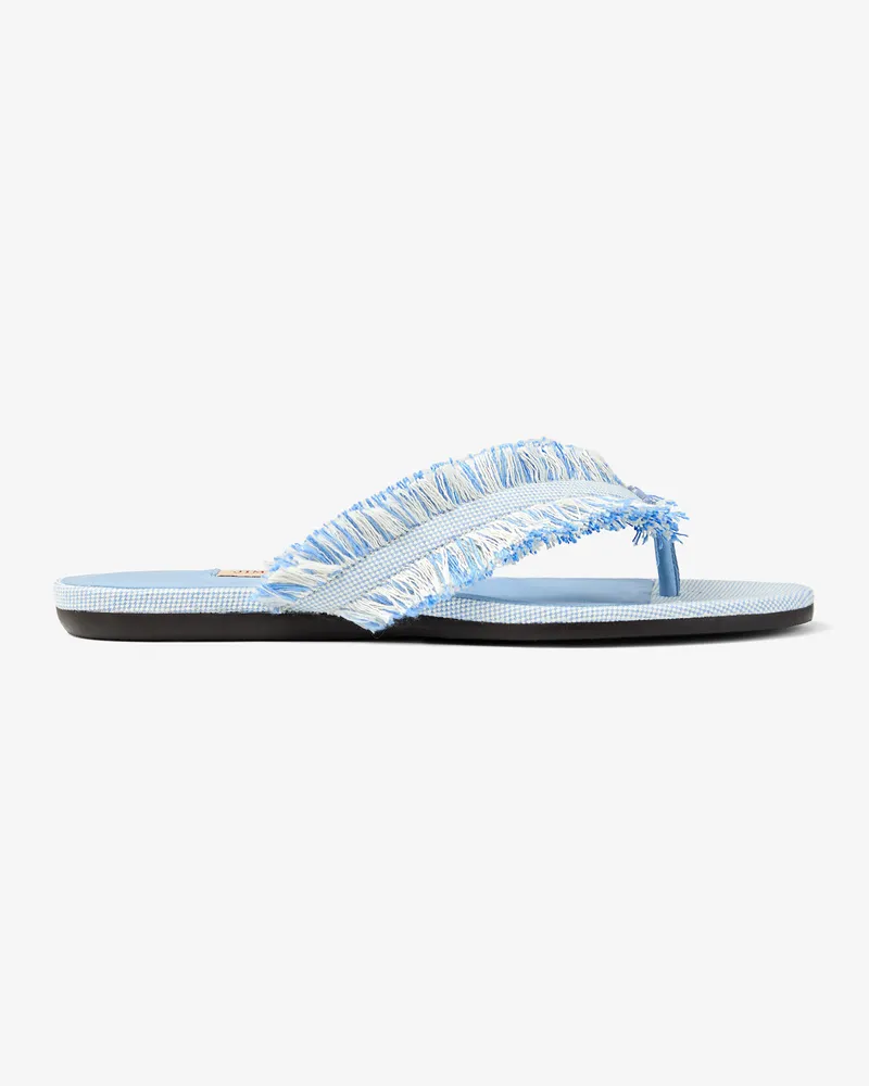 Jimmy Choo Bay Flat Riviera-blau-mix
