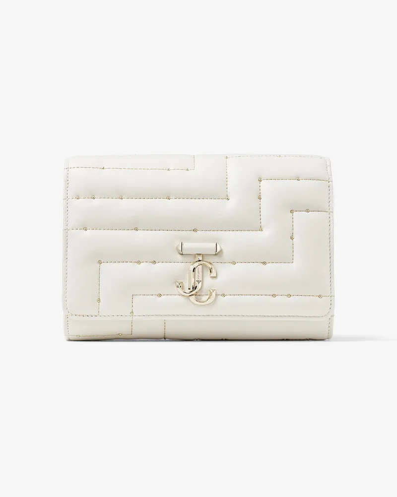 Jimmy Choo Avenue Clutch Latte