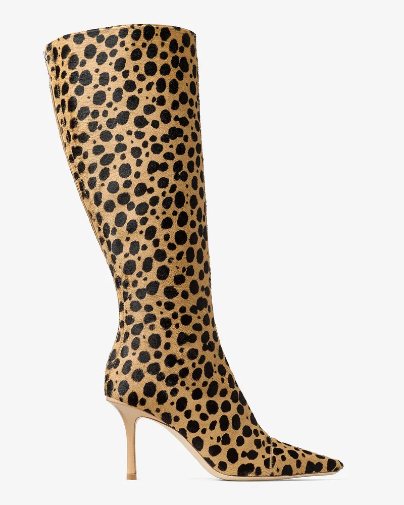 Jimmy Choo Gloria Knee High Boot 85 Natur