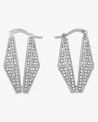 Jimmy Choo Diamond Chain Earring Silber