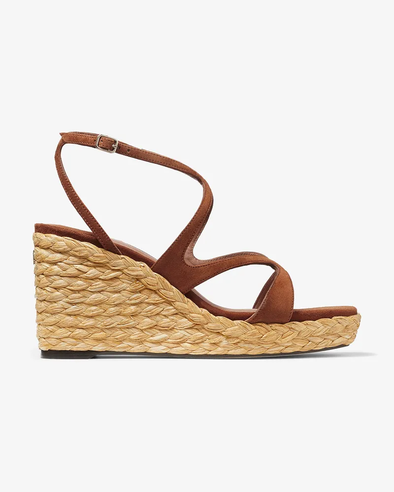Jimmy Choo Ayla 85 Hellbraun