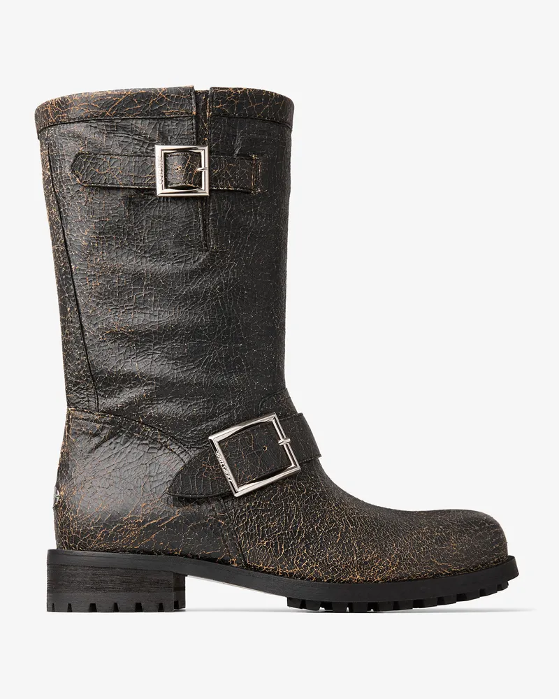 Jimmy Choo Biker Mid Schwarz