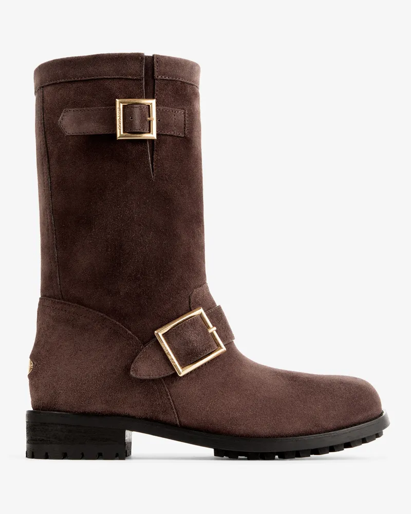 Jimmy Choo Biker Mid Schokolade