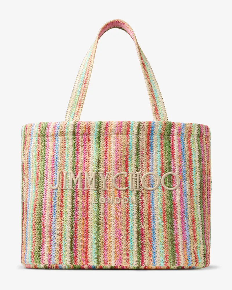 Jimmy Choo Beach Tote East-West Multicolore