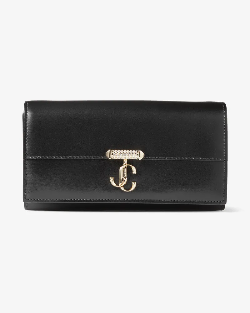 Jimmy Choo Avenue Wallet With Chain Schwarz