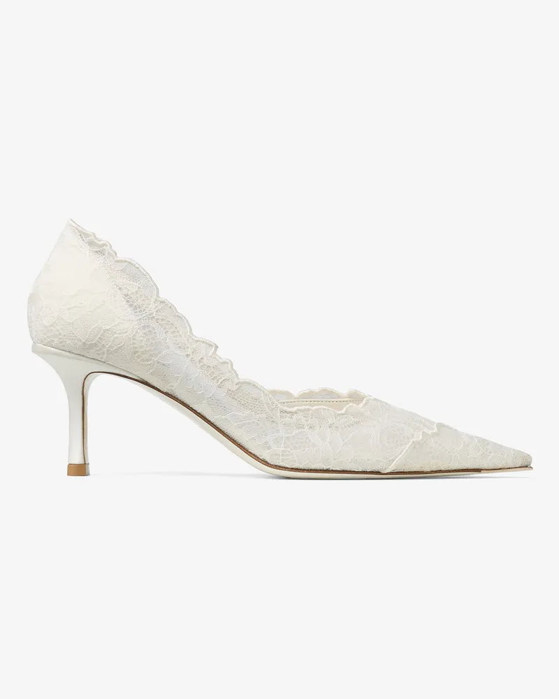Jimmy Choo Faiz Pump 65 Elfenbein