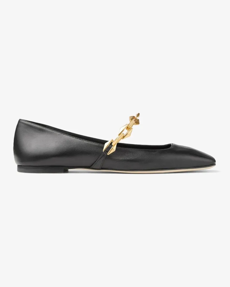 Jimmy Choo Diamond Tilda Flat Schwarz