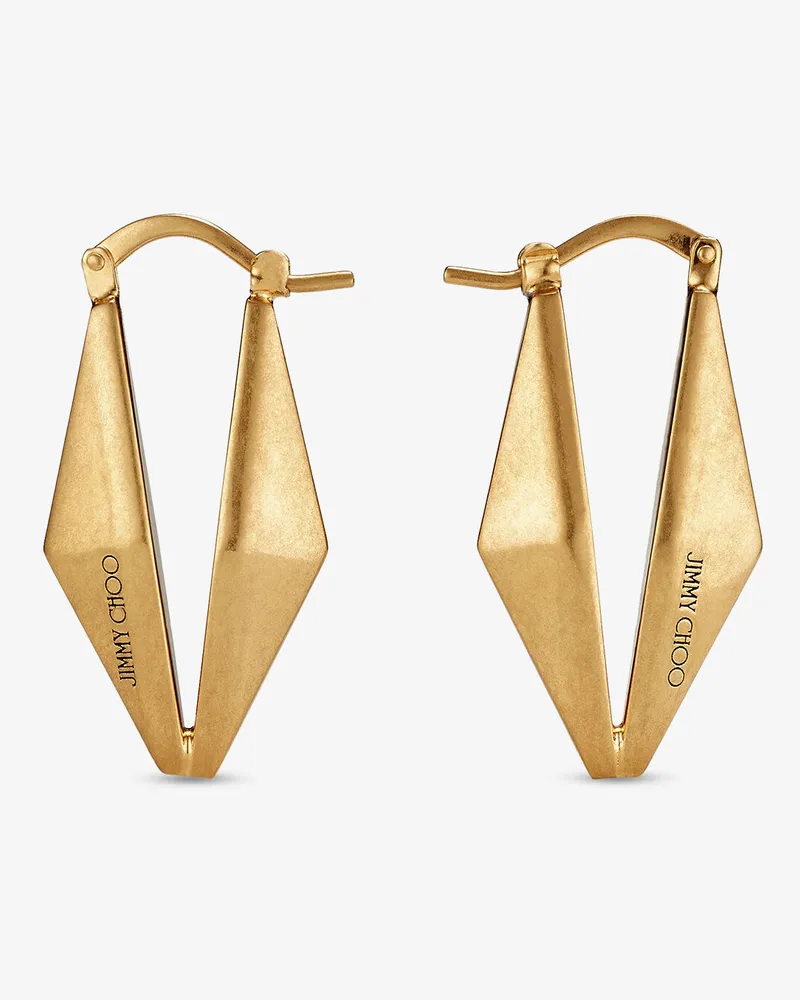 Jimmy Choo Diamond Chain Earring Doré